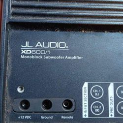 JL Audio XD600/1 CAR AMP