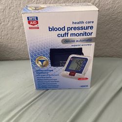 Rite Aid Deluxe Automatic Blood Pressure Cuff Arm Monitor Digital