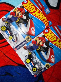 Hot Wheels Mario Kart Standard Kart Lot of 2 Screen Time New Sealed 2026