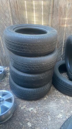 Tires set of four 265/60/18 40% tread