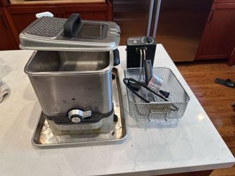 T-Fal easy clean fryer, self filtering