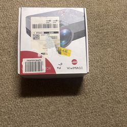 VIVIMAGE C480 Mini Video Projector VGA, TF, AV, & USB (New Open Box)