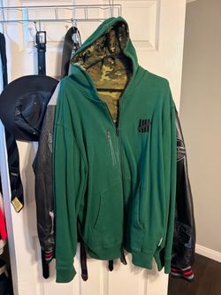 Undefeated Green Full-Zip Hoodie (Reversible)
