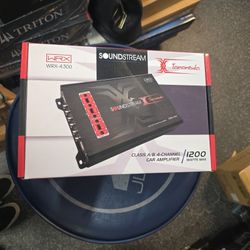 Amplificador Clase Ab 4ch Tarantula Wrx 1200w By Soundstream