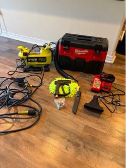 Milwaukee Ryobi car wash detailers starter Kit 🤑🚗💦