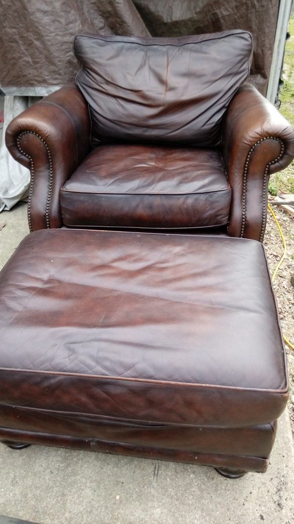 Haverty Extra Large Leather Chair With Ottoman Furniture In Haverty Extra Large Leather Chair With Ottoman Furniture In Raleigh Nc Offerup