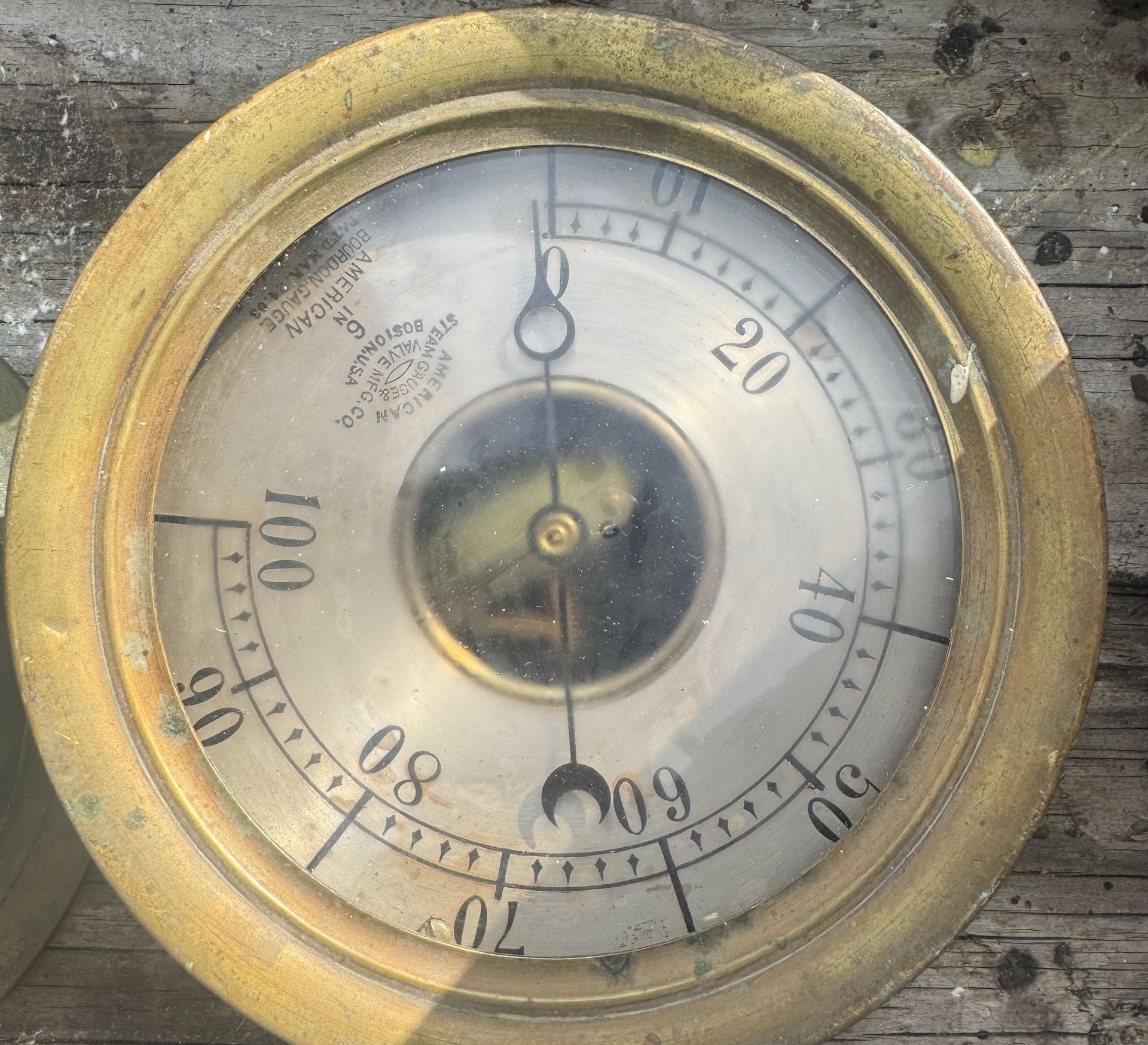 crosby locomotive steam gauge