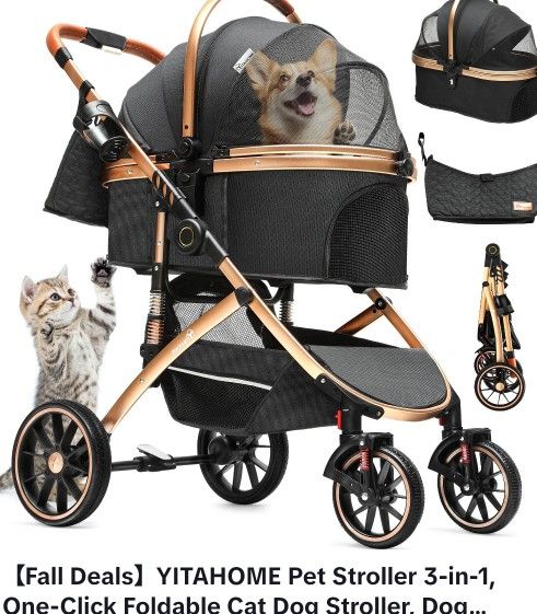 LyitaHome Dog/Cat Stroller