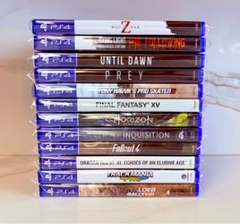 12 PlayStation 4 Games ($15 Each)