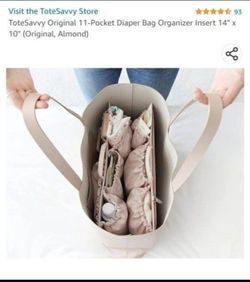Tote Savy Diaper Bag Organizer Tote Organizer