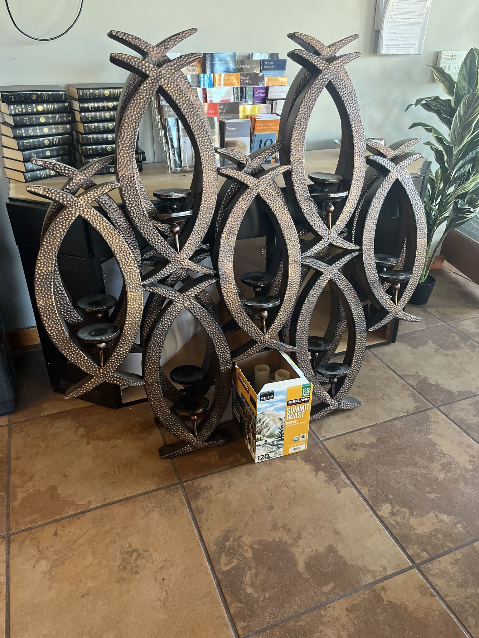 Kirkland- 2 Large Wall Sconce/ Candle Holders