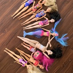 Barbie Dolls and Bouncy Bull Hopper