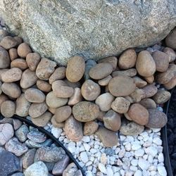 Brown landscaping beach Pebbles ⛱️ 
