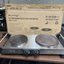 Dual Electric Cooktop