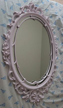Vintage pink mirror