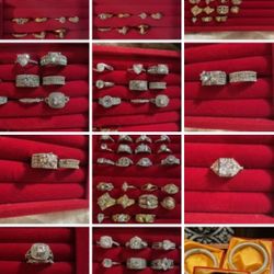 Beautiful Rings Available... 14K Gold Plated With Zircon Grade AAA Stones...All Rings Only $65 Each 