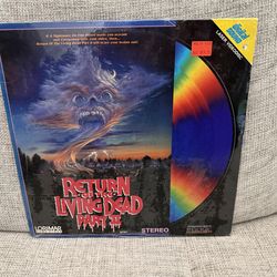 Return of the the living dead part 2  laser disc /  brand new