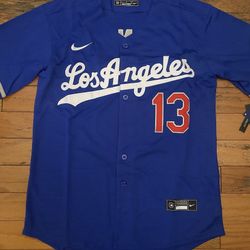 Max Muncy Road Blue Dodgers Men Jersey