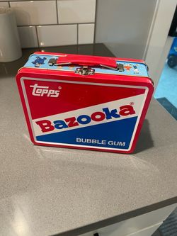 Topps Bazooka Joe Bubble Gum Metal Lunch Box in Excellent condition - Never used