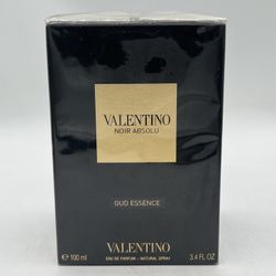 Valentino Noir Absolu Oud Essence EDP 3.4 oz. New Sealed Authentic *See Details*