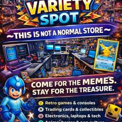 🎉 Welcome to Taylor’s Variety Spot — where Comic-Con and Anime Expo had a wild love child and opened a thrift store! 🎉
