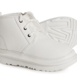 White Leather UGGS