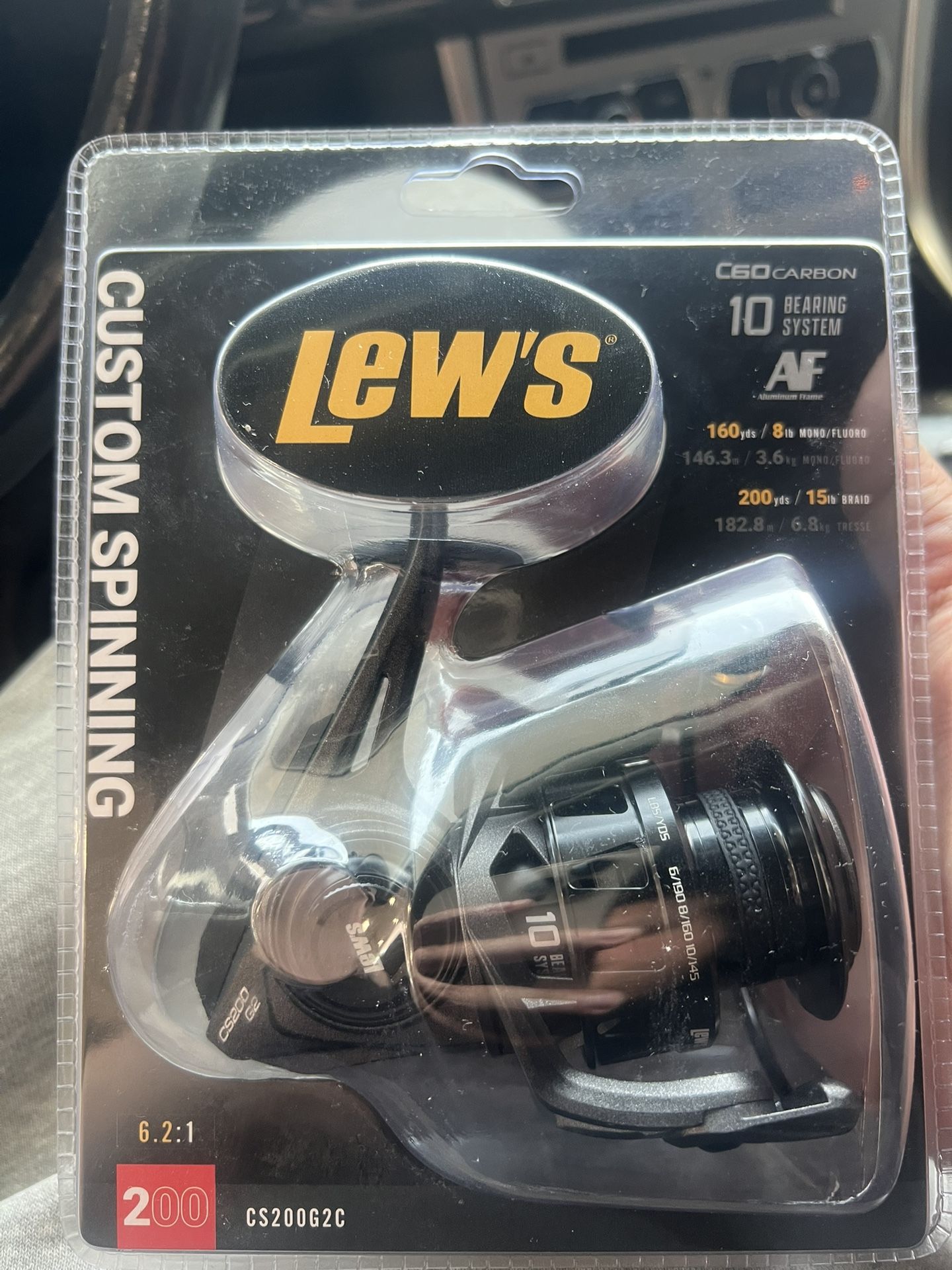 Lew’s CS200G2C Custom Spinning Reel