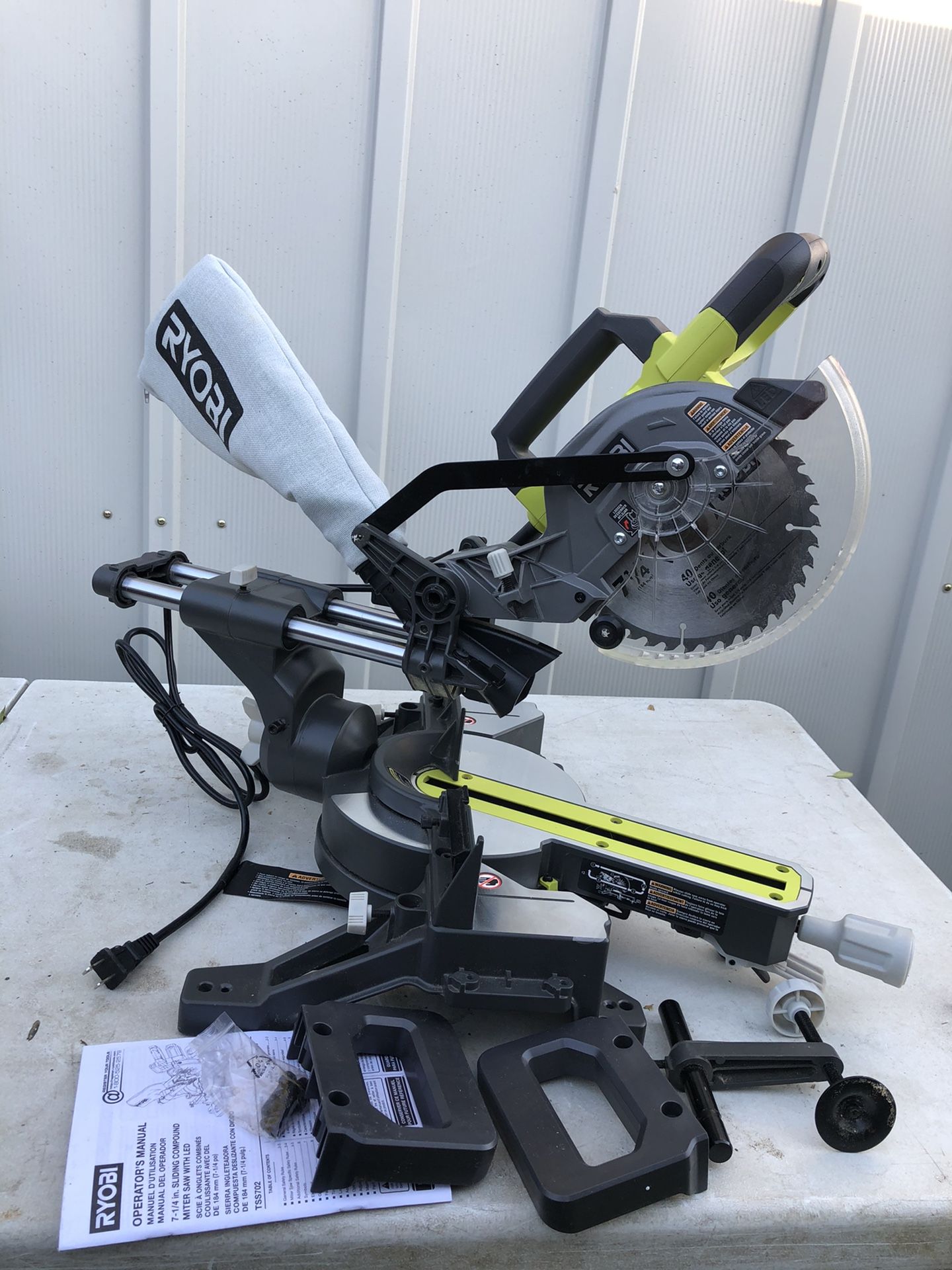 RYOBI 7-1/4 in. Compound Sliding Miter Saw