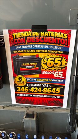 Taller mecánico y baterías!