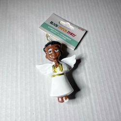 Black Paper Party Ornament – Choir Angel (New)