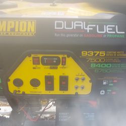 Dual Fuel Generator 