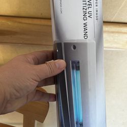 Sharper image brand travel, UV sanitizing wand