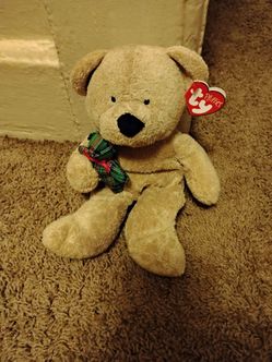 Ty Pluffies Tan Teddy Bear Plush