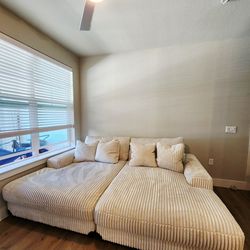 Ashley Furniture Double Chaise Sectional - Like New / Deep Seating