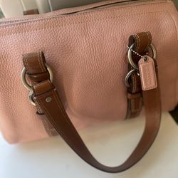 Pink Coach Handbag