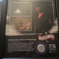 WrestleMania Limited Edition Plaque