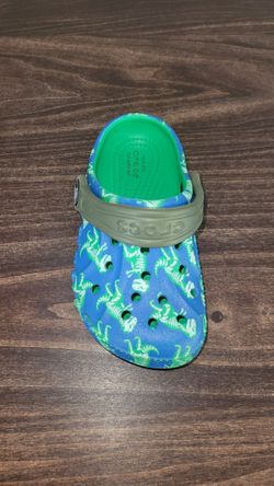CROCS Sz. 7C Toddler Dinosaur Excellent Condition Price Is Firm Cash Only 