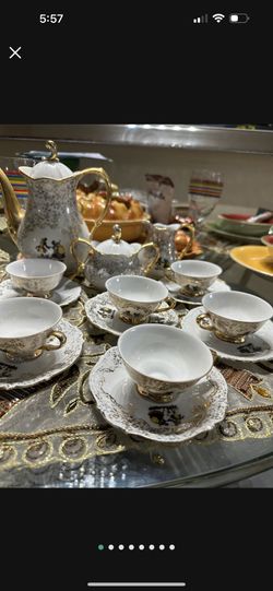 Vintage Bavaria porcelain tea set