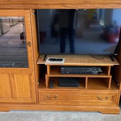 Oak Entertainment Center