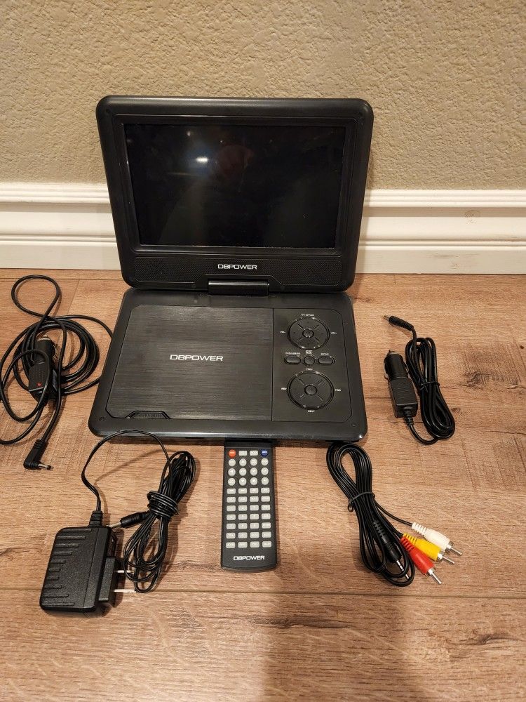 DB Power 9" Portable DVD Player With Headphones