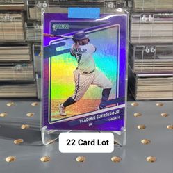 ⚾️ (22) 2021 Donruss Vladimir Guerrero Jr Cards 
