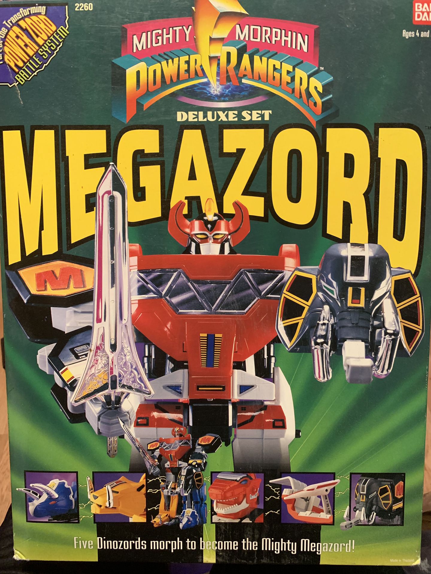 Original 93’ Power Rangers Megazord Deluxe Set