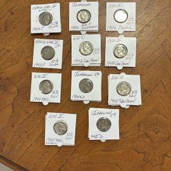 WORLD WAR II. BIG MINT MARK NICKEL