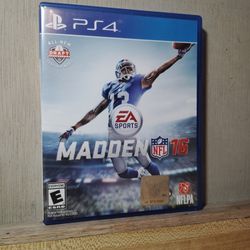 PS4 Madden 2016