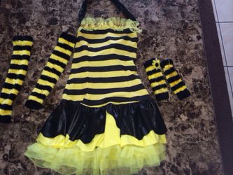 Adult size small bumblebee Halloween costume