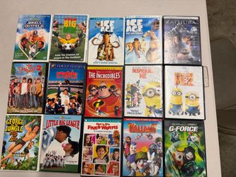 Lot of 15 Children's and Family DVD Movies