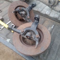 Chevelle El Camino Malibu Skylark Cutlass Gto 64 To 72 Front Disc Brake Spindles 