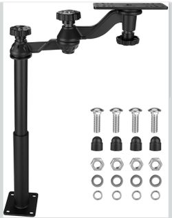 Telescoping Fish Finder Mount,for Fishfinders & Chartplotters,Height-Adjustable Depth Finder Mount Compatible with Lowrance, Garmin, Humminbird and Mo