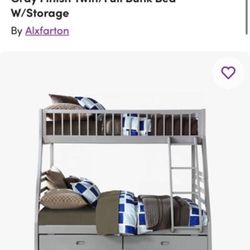 Twin And Full Bunk Bed. New