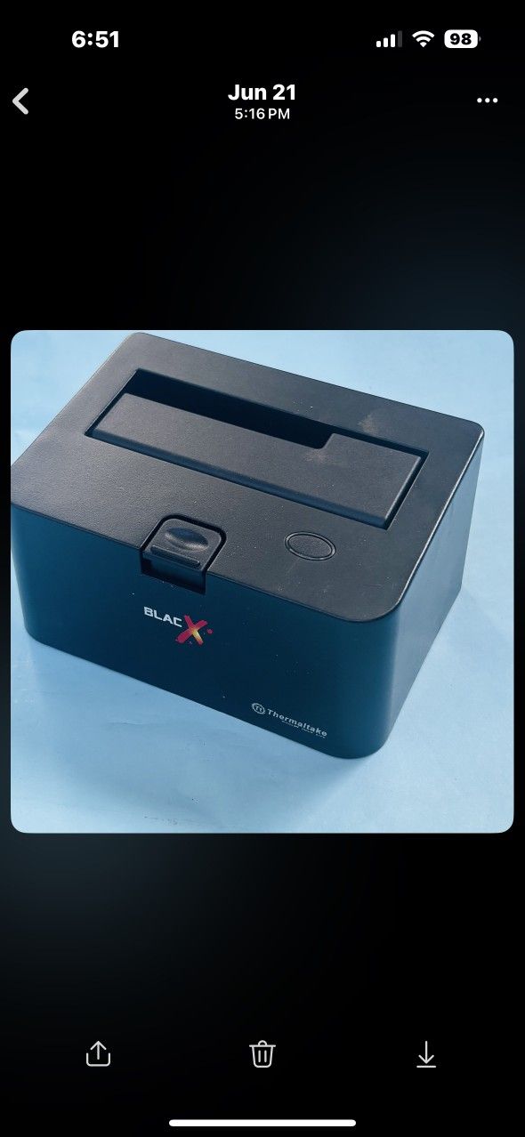 Thermaltake BlacX Sata HDD eSATA & USB Docking Station
